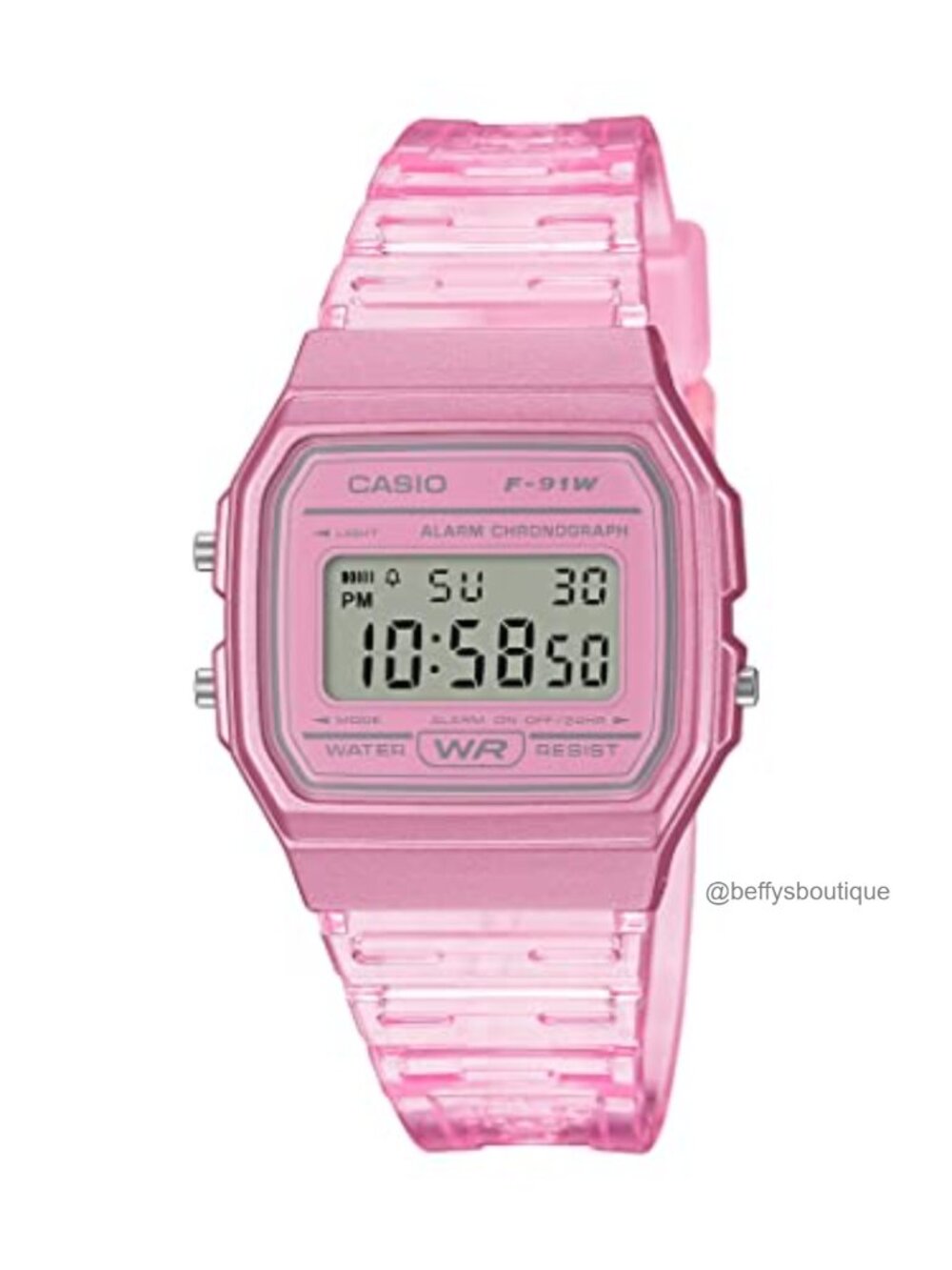 Casio Digital Watch with Stopwatch, Water Resistant, LED Light, 7 Year Battery